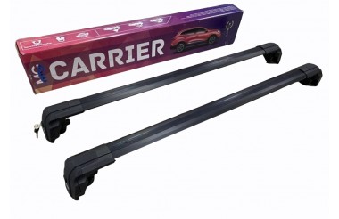 Tvärbalkar Carrier V2, svart, 2st.